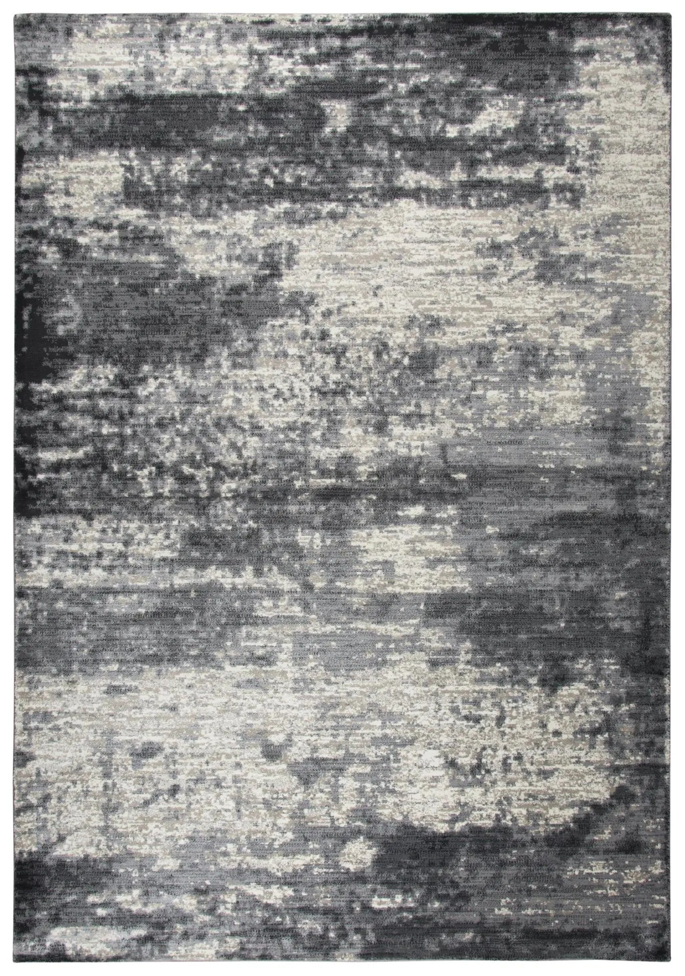8' X 10' Beige Taupe Tan Gray And Dark Gray Abstract Area Rug Homeroots Home Decor