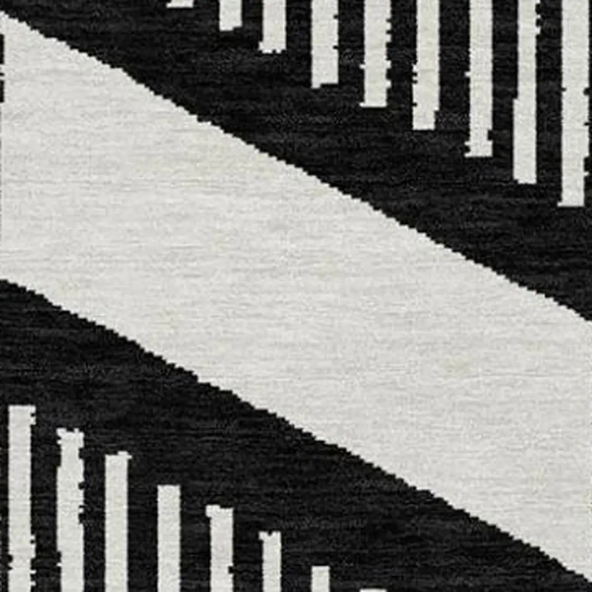 8' X 10' Black And Graphite Geometric Washable Indoor Outdoor Area Rug Homeroots Outdoor