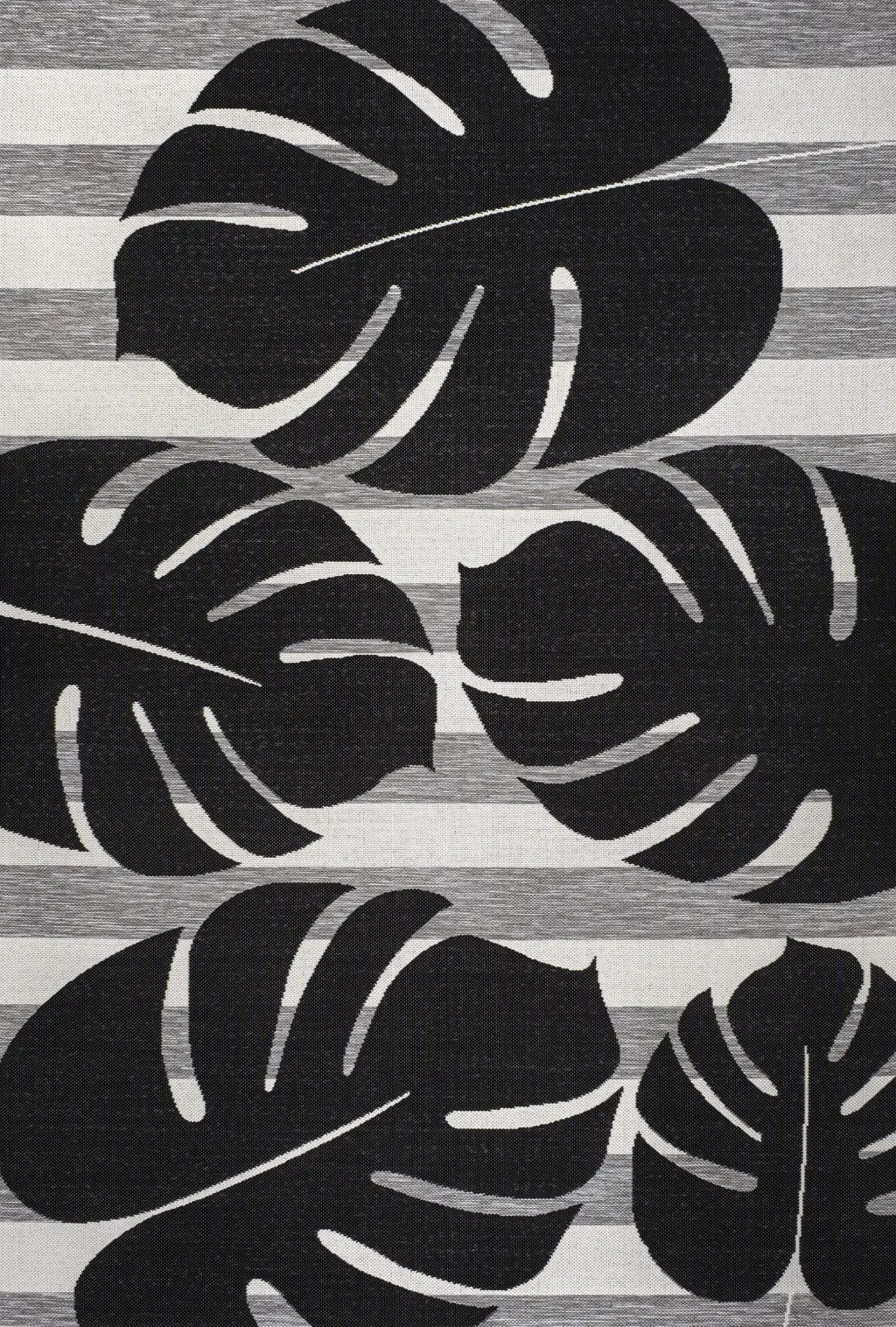 8' X 10' Black And Gray Floral Indoor Outdoor Area Rug Homeroots Outdoor