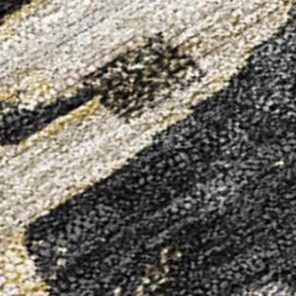 8' X 10' Black And Silver Abstract Washable Indoor Outdoor Area Rug Homeroots Outdoor