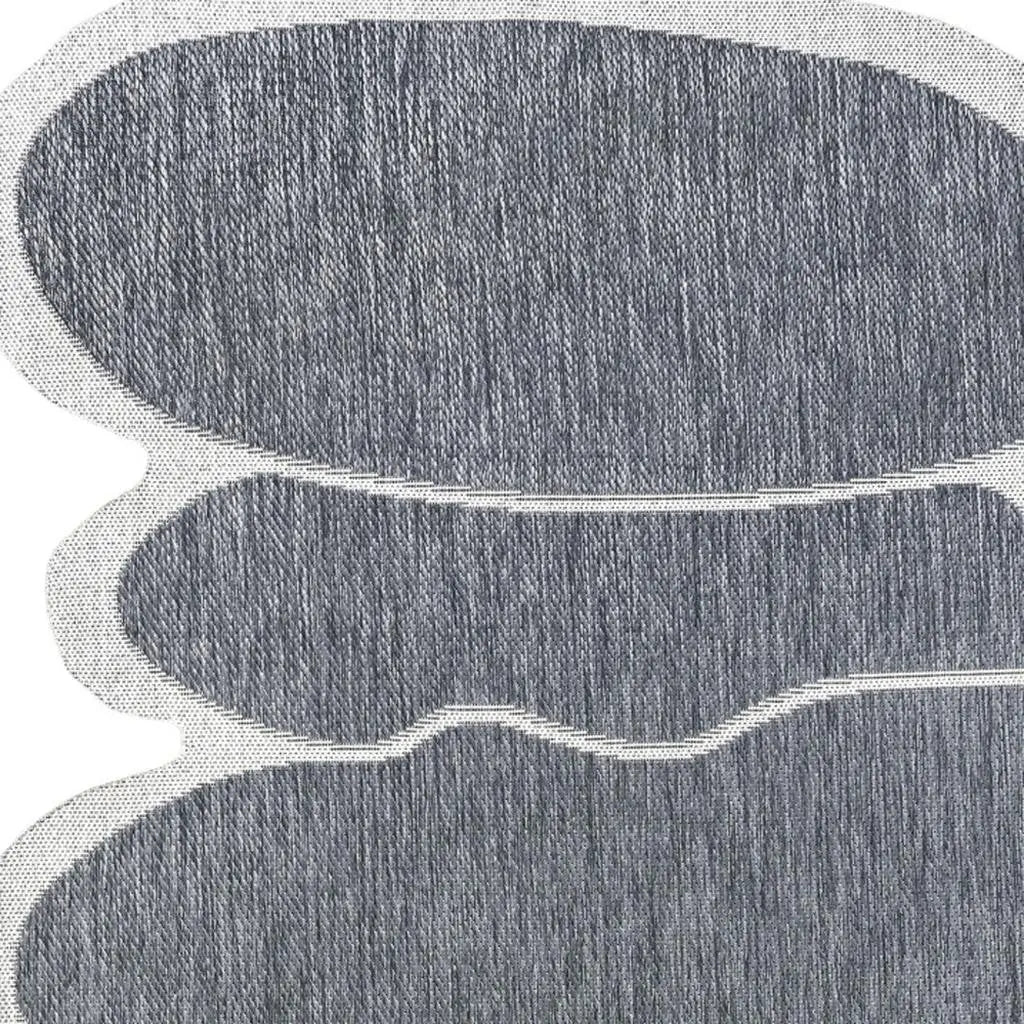 8' X 10' Blue And Cream Medallion Indoor Outdoor Area Rug Homeroots Outdoor