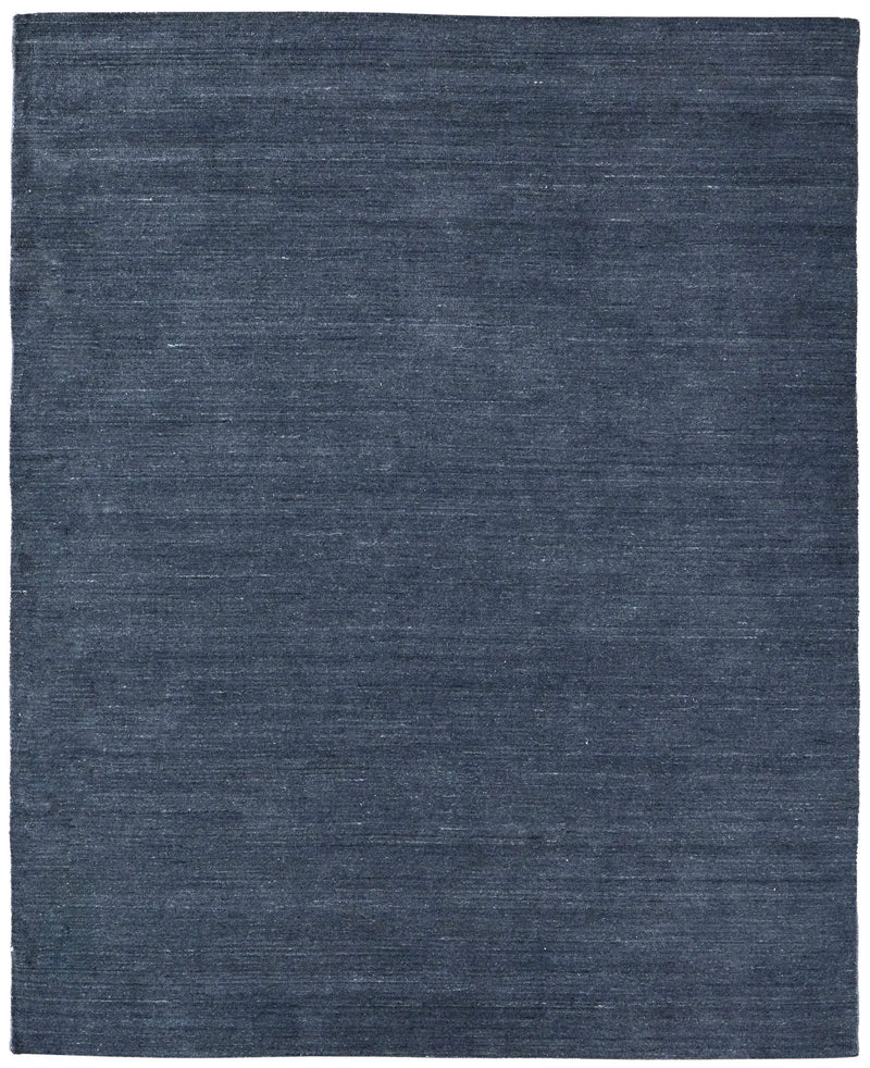 8' X 10' Blue And Gray Hand Woven Distressed Area Rug Homeroots Outdoor