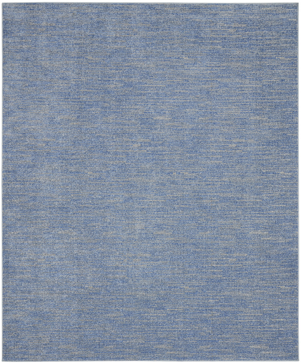 8' X 10' Blue And Gray Indoor Outdoor Area Rug - GreatEagleInc