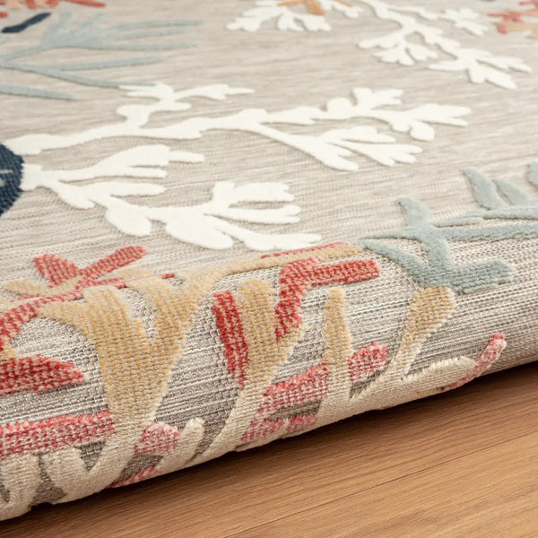 8' X 10' Blue And Gray Indoor Outdoor Area Rug Homeroots Outdoor