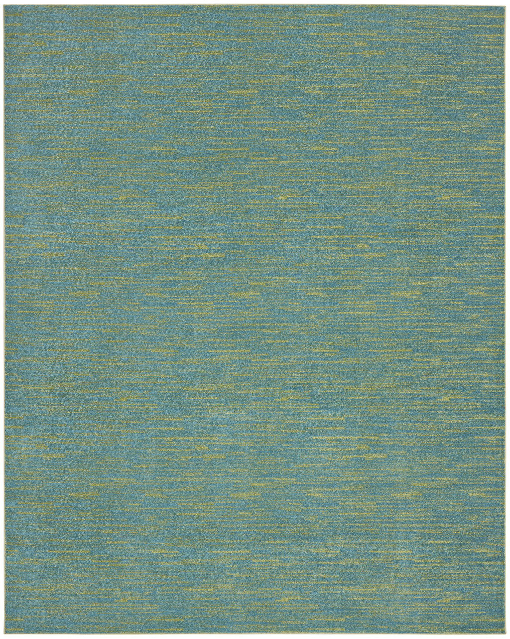 8' X 10' Blue And Green Indoor Outdoor Area Rug - GreatEagleInc