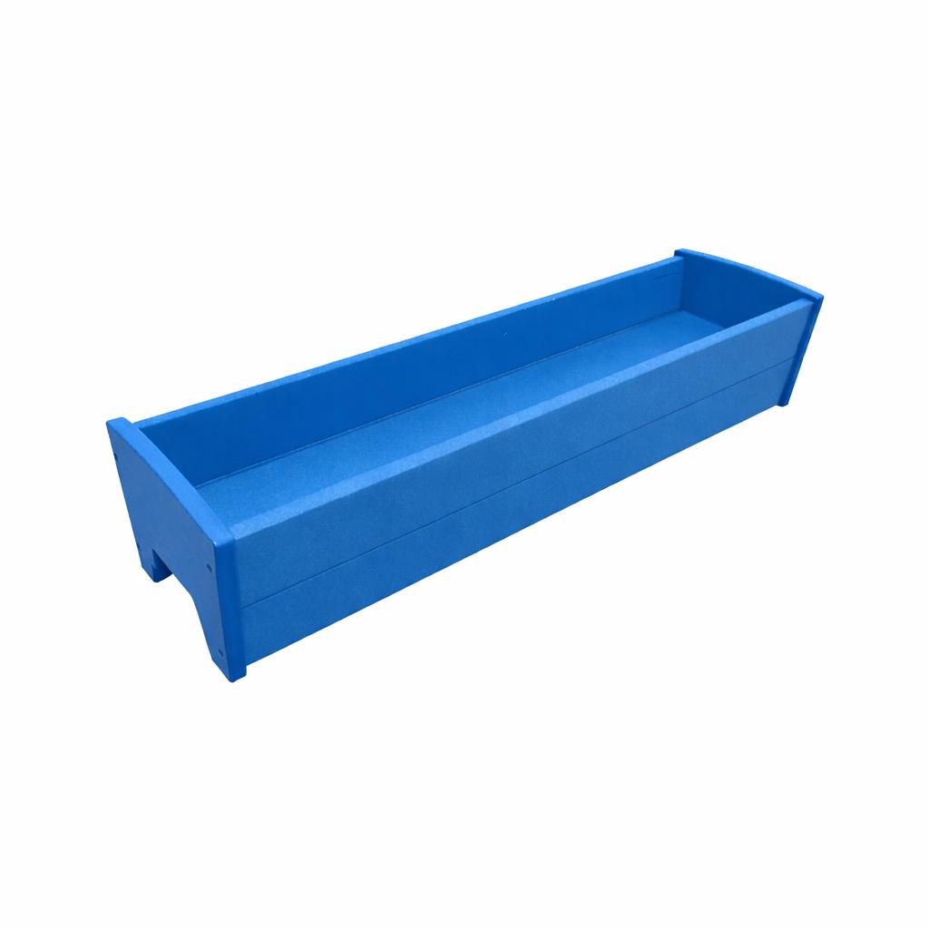 8" X 10" Blue Heavy Duty Plastic Rectangular Railing Planter Homeroots Outdoor