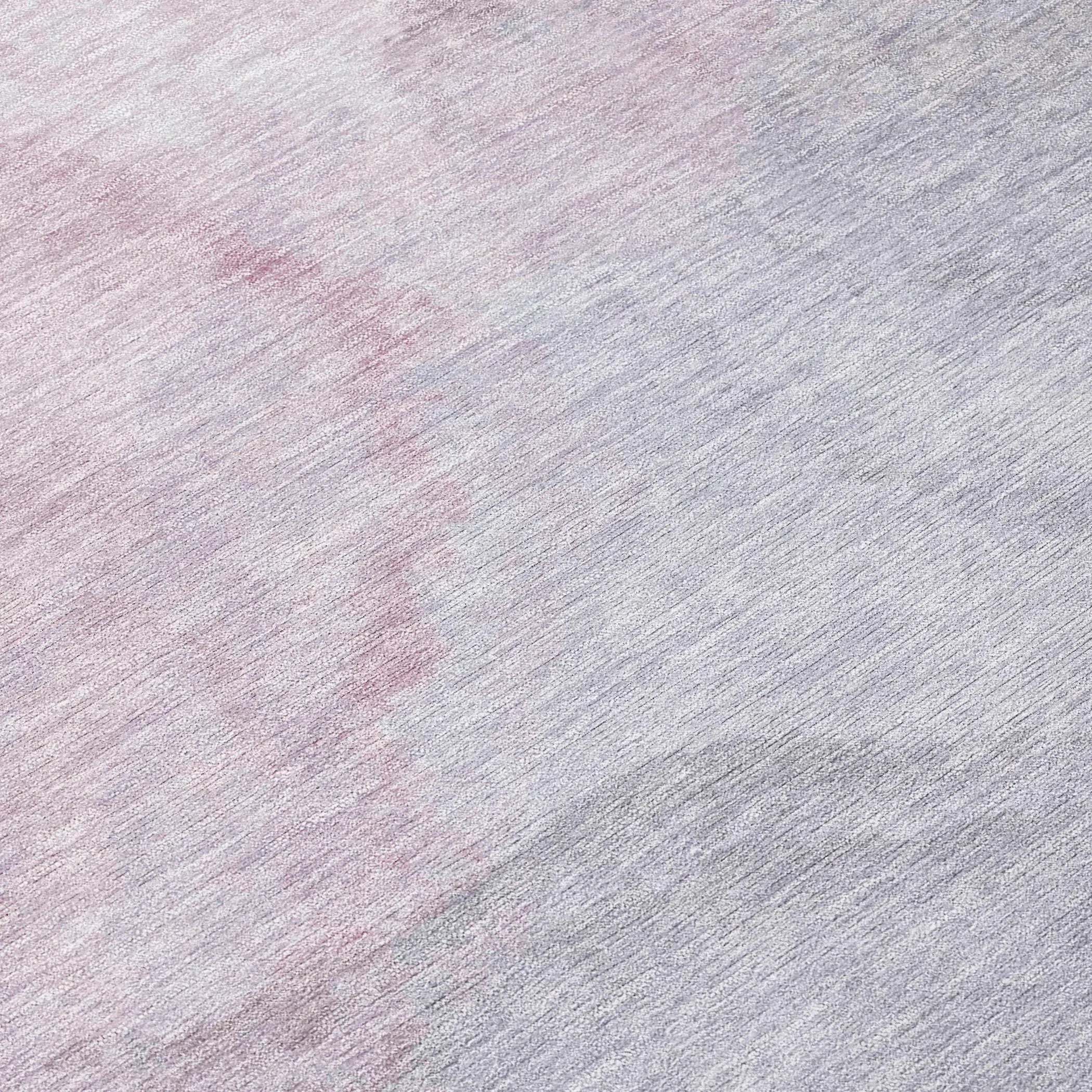 8' X 10' Blush And Gray Abstract Washable Indoor Outdoor Area Rug Homeroots Outdoor