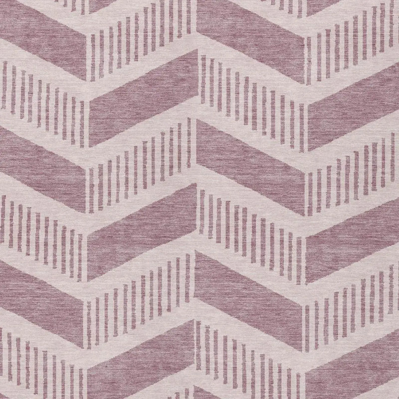 8' X 10' Blush And Pink Geometric Washable Indoor Outdoor Area Rug Homeroots Outdoor