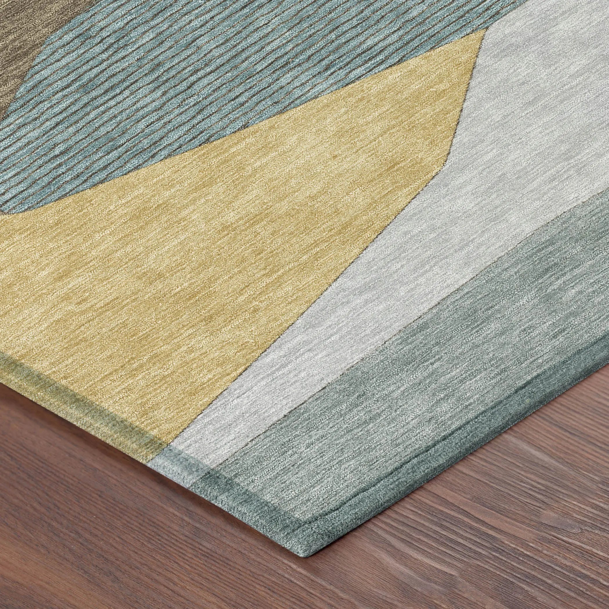 8' X 10' Brown And Gray Geometric Washable Indoor Outdoor Area Rug Homeroots Outdoor
