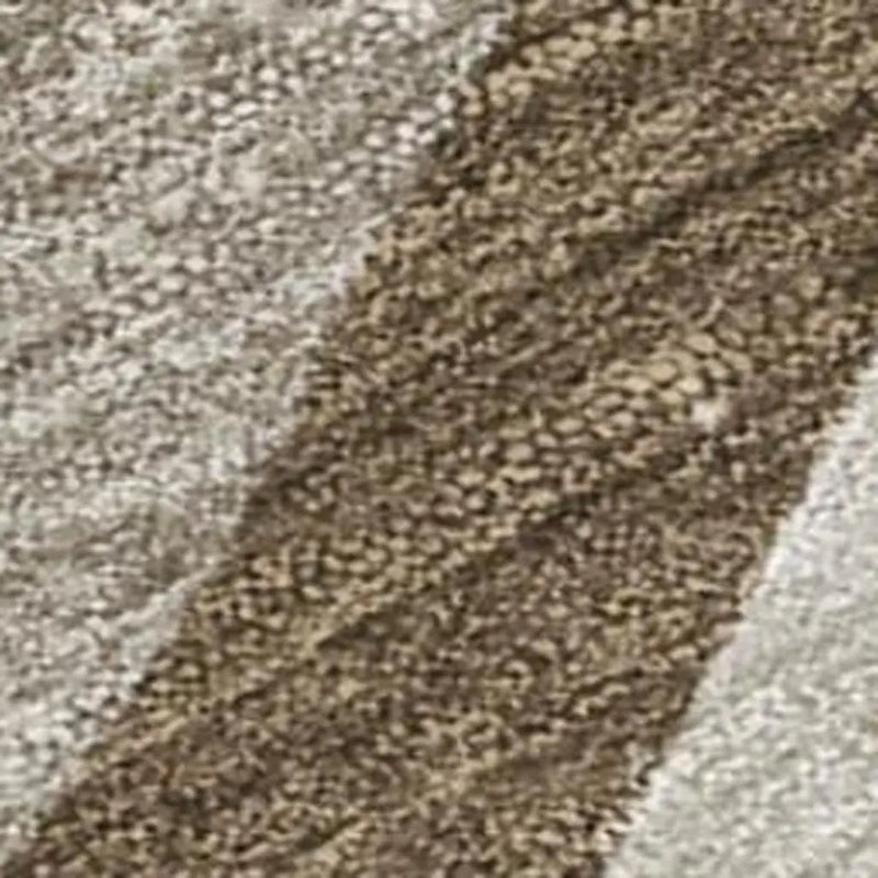 8' X 10' Brown And Ivory Abstract Washable Indoor Outdoor Area Rug Homeroots Outdoor