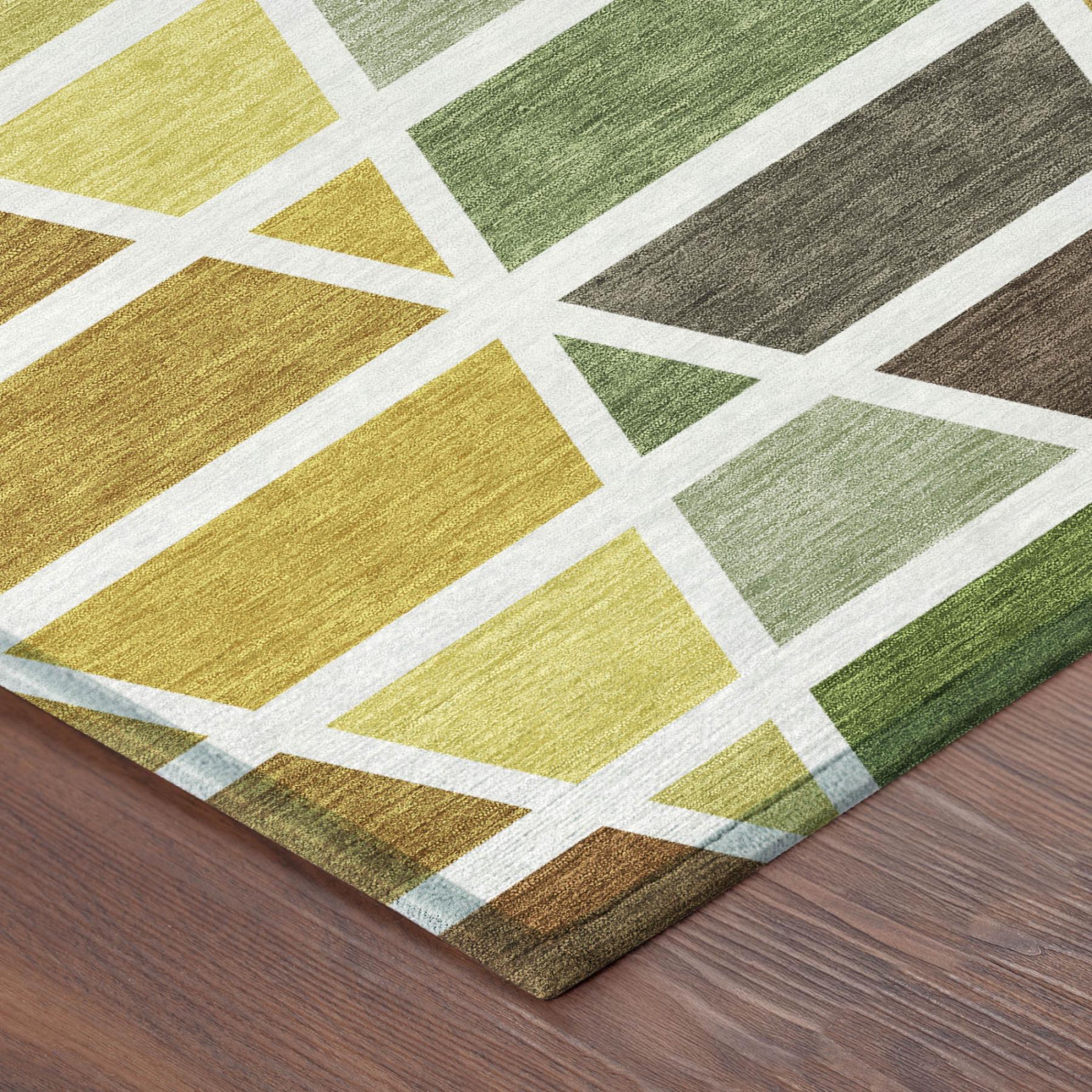 8' X 10' Brown And White Geometric Washable Indoor Outdoor Area Rug Homeroots Outdoor