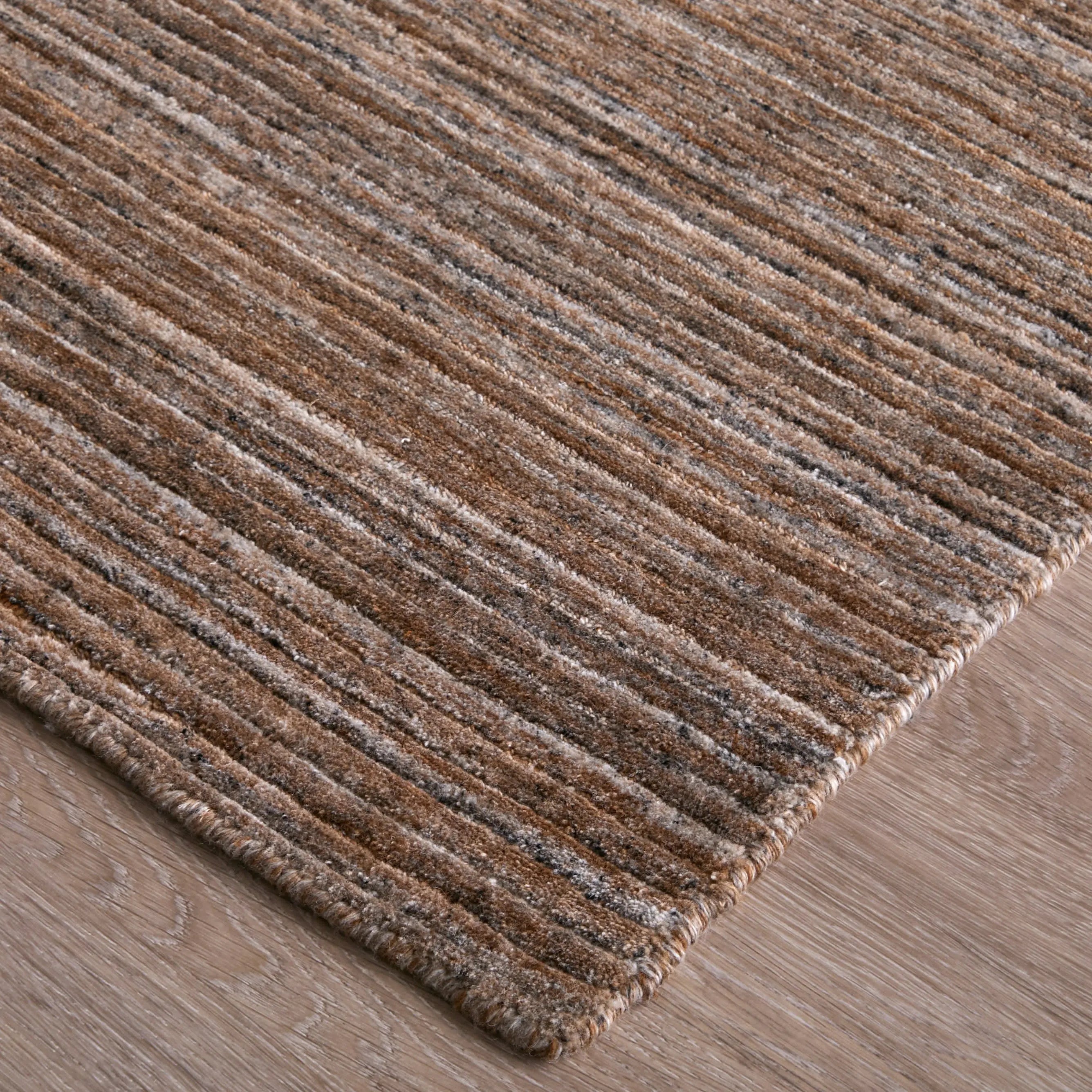 8' X 10' Brown Black And Gray Hand Woven Distressed Area Rug Homeroots Outdoor