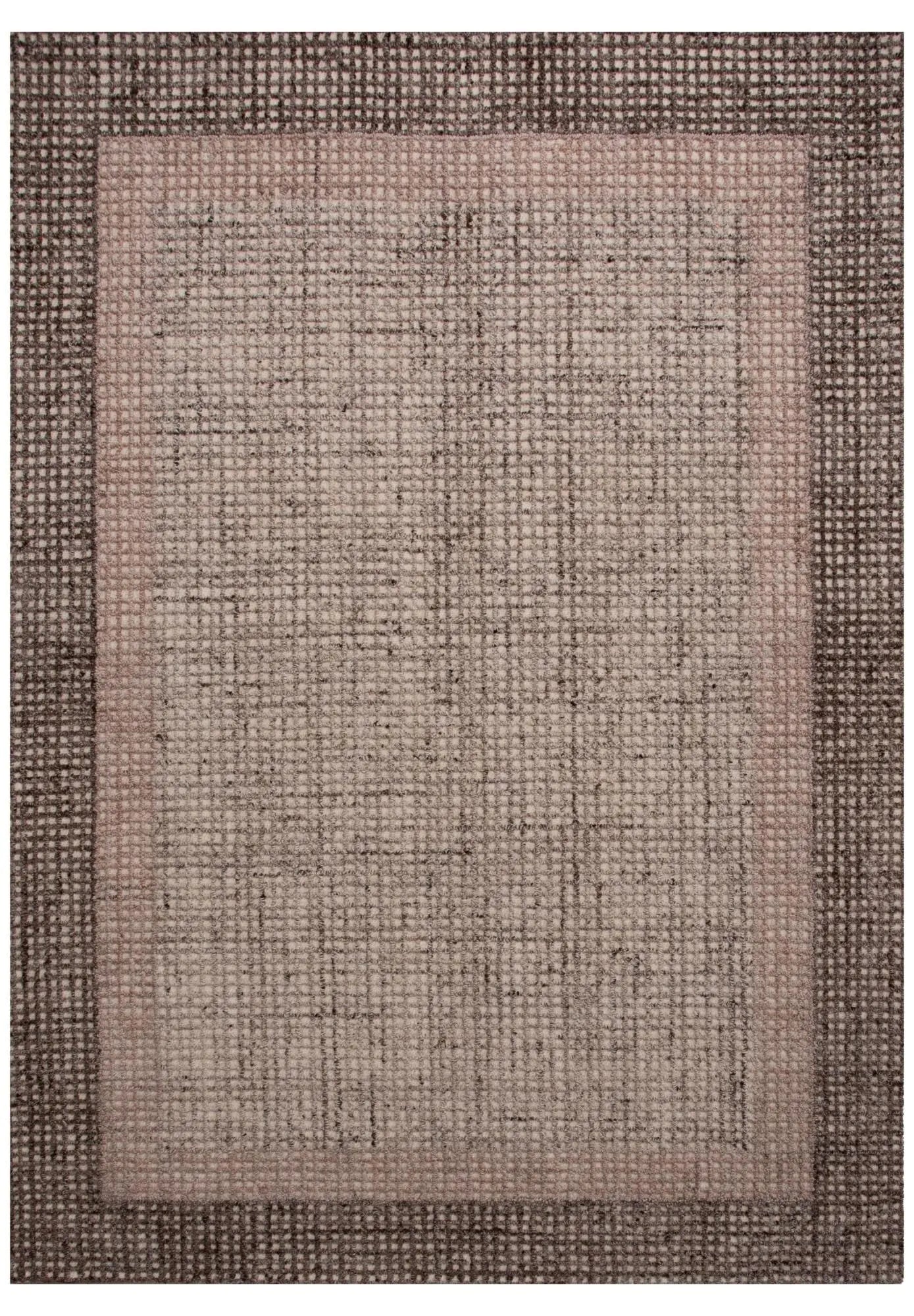 8' X 10' Brown Ivory And Dark Brown Wool Oriental Hand Tufted Area Rug Homeroots Home Decor