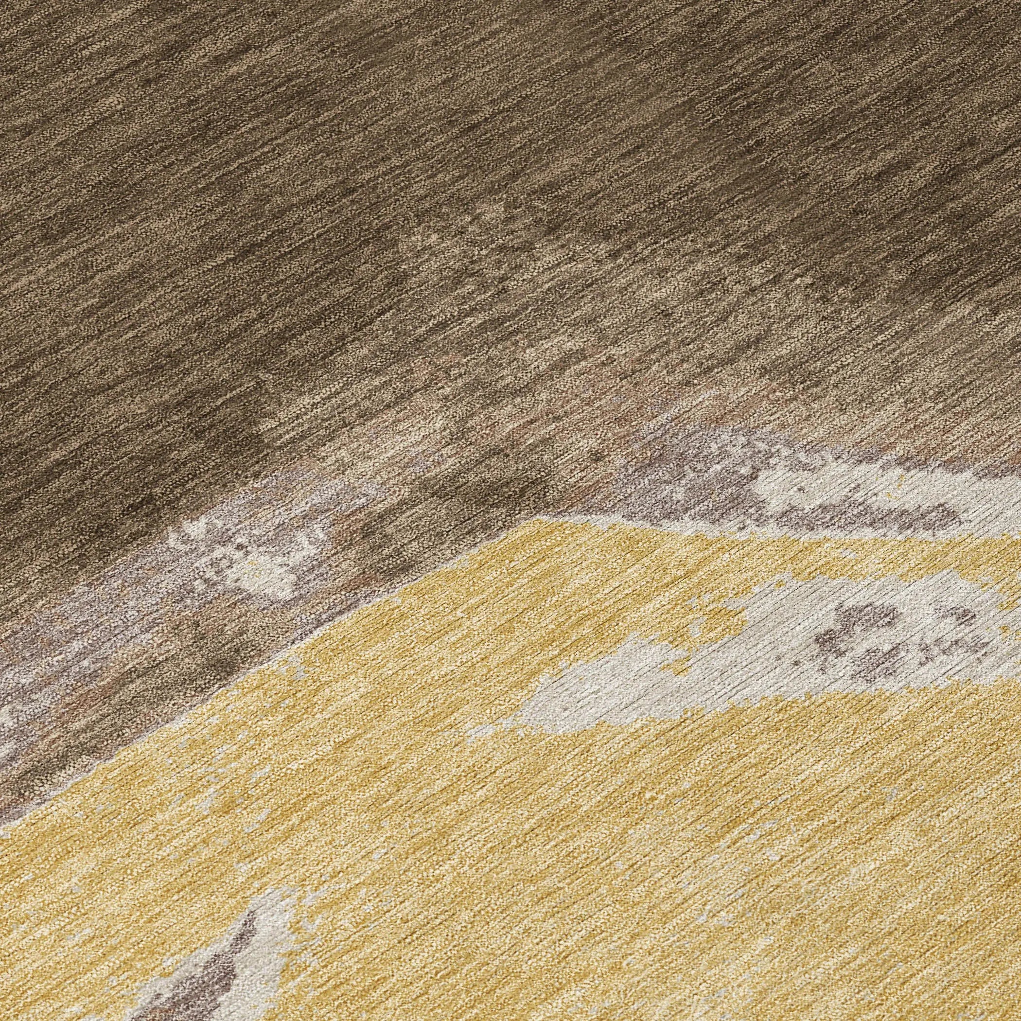 8' X 10' Chocolate And Brown Abstract Washable Indoor Outdoor Area Rug Homeroots Outdoor
