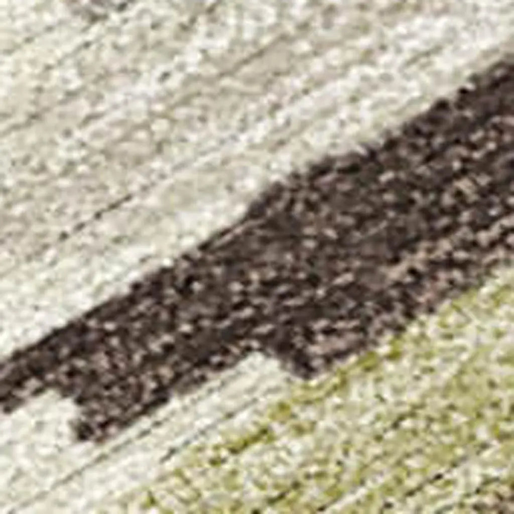 8' X 10' Chocolate And Ivory Tribal Washable Indoor Outdoor Area Rug Homeroots Outdoor