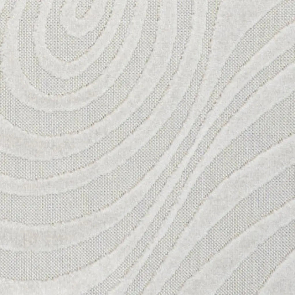 8' X 10' Cream And Ivory Abstract Indoor Outdoor Area Rug - GreatEagleInc