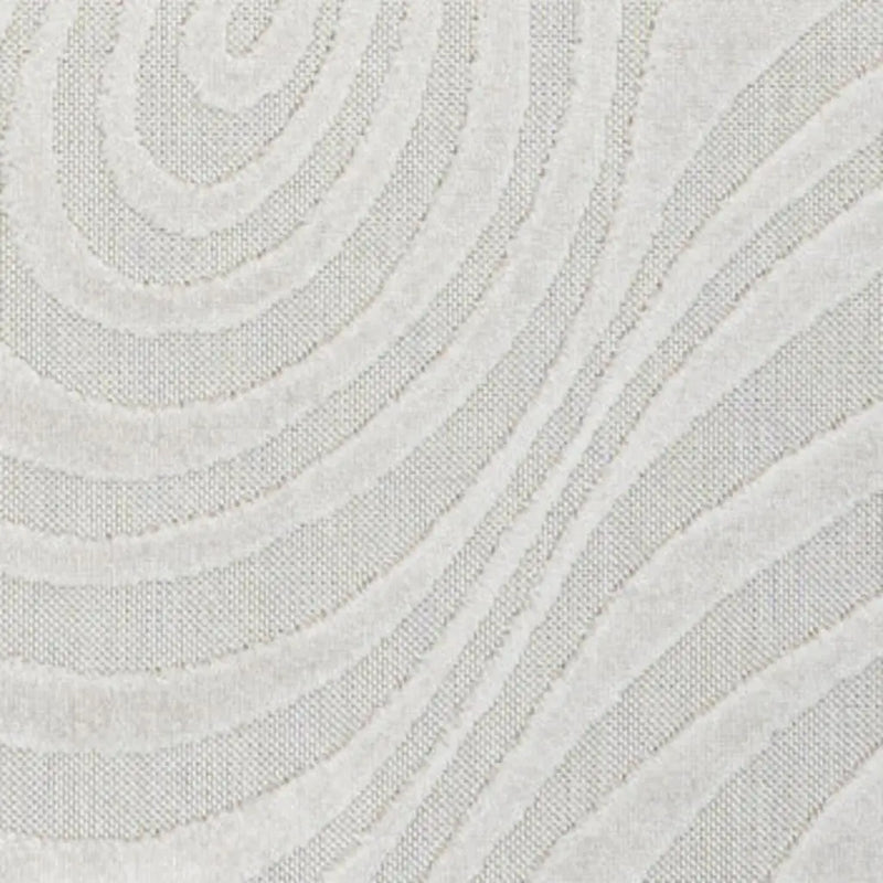 8' X 10' Cream And Ivory Abstract Indoor Outdoor Area Rug - GreatEagleInc