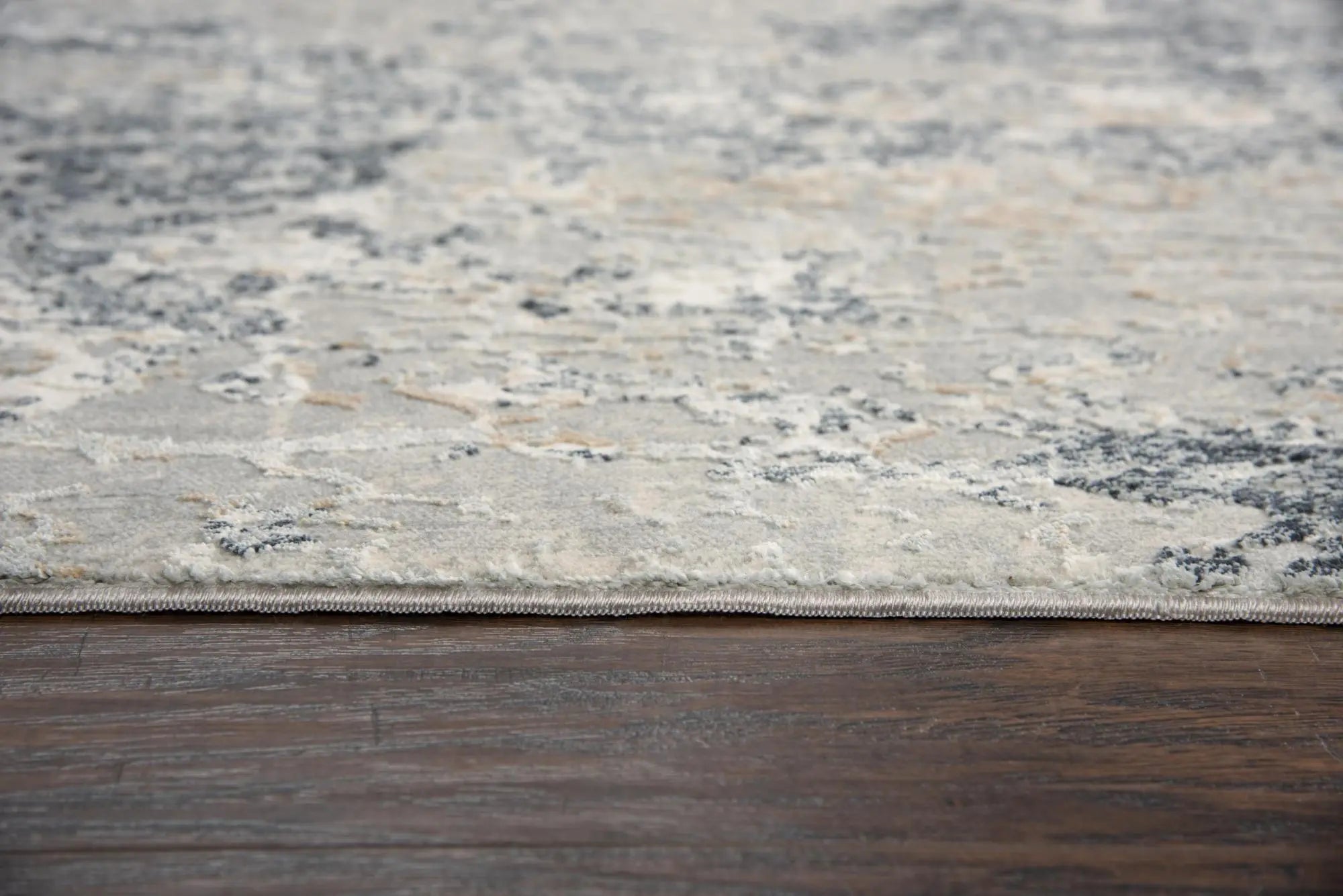 8' X 10' Cream Gray And Beige Abstract Area Rug Homeroots Home Decor