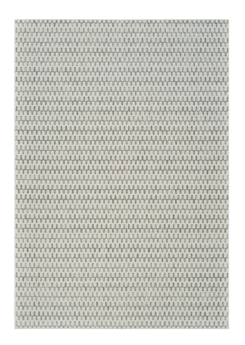 8' X 10' Cream and Beige Geometric Distressed Indoor Outdoor Area Rug Homeroots Outdoor