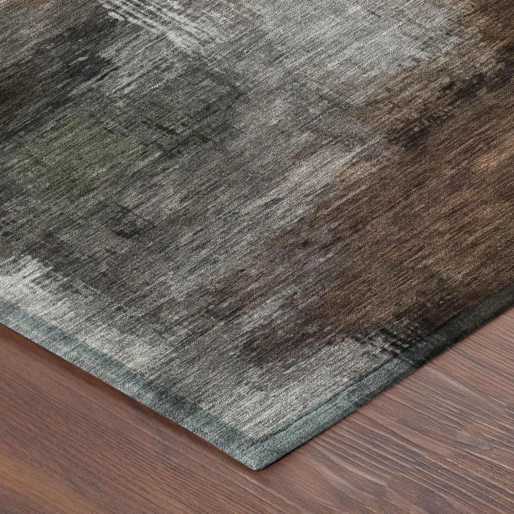 8' X 10' Granite Gray And Gray Abstract Washable Indoor Outdoor Area Rug Homeroots Outdoor