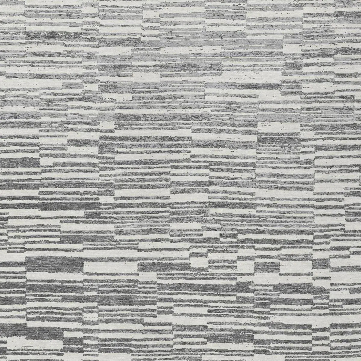 8' X 10' Graphite And Gray Striped Washable Indoor Outdoor Area Rug Homeroots Outdoor