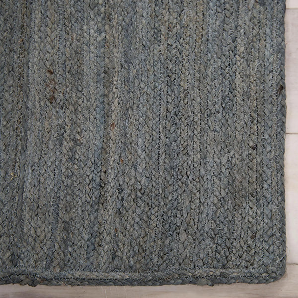 8' X 10' Gray And Beige Jute Hand Woven Area Rug Homeroots Home Decor