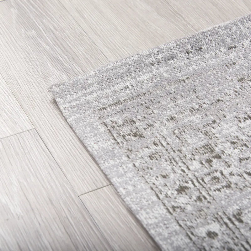 8' X 10' Gray And Cream Abstract Hand Woven Area Rug Homeroots Home Decor