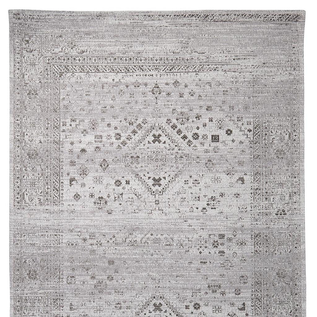 8' X 10' Gray And Cream Abstract Hand Woven Area Rug Homeroots Home Decor