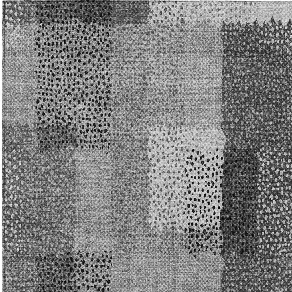 8' X 10' Gray And Graphite Abstract Washable Indoor Outdoor Area Rug Homeroots Outdoor