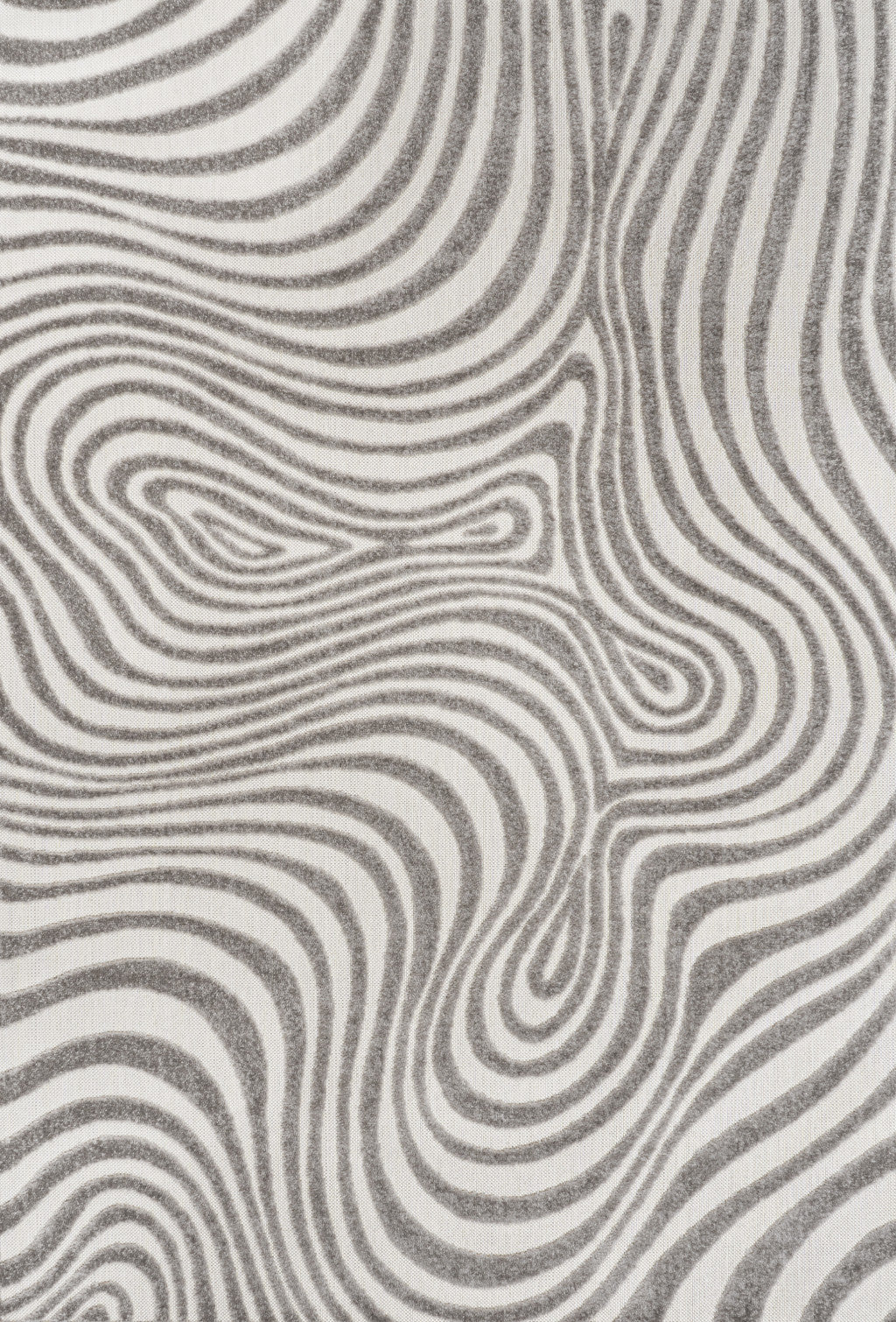 8' X 10' Gray And Ivory Abstract Indoor Outdoor Area Rug - GreatEagleInc