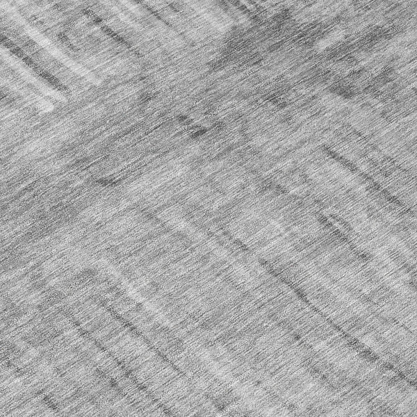 8' X 10' Gray And Silver Abstract Washable Indoor Outdoor Area Rug Homeroots Outdoor