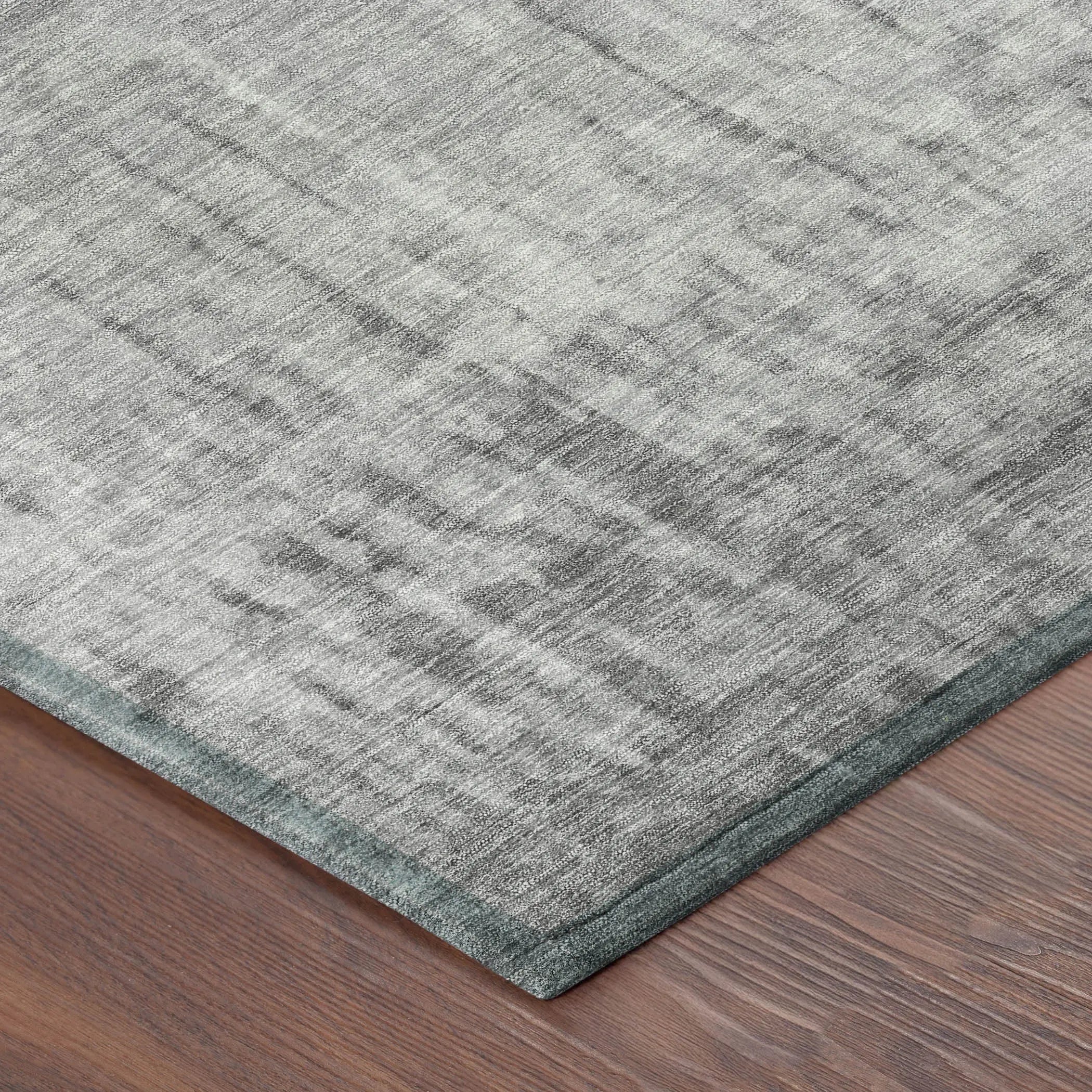 8' X 10' Gray And Silver Abstract Washable Indoor Outdoor Area Rug Homeroots Outdoor
