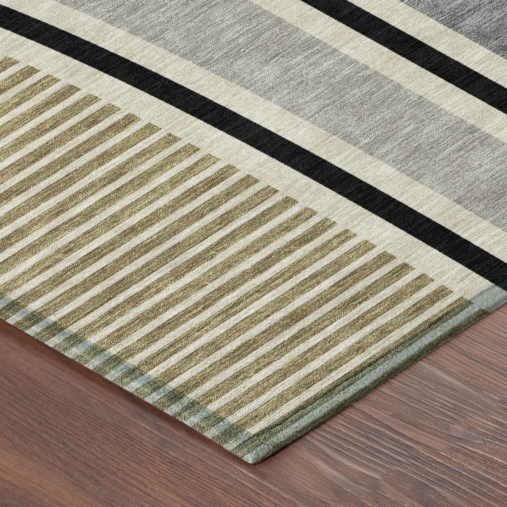 8' X 10' Gray And Silver Geometric Washable Indoor Outdoor Area Rug Homeroots Outdoor