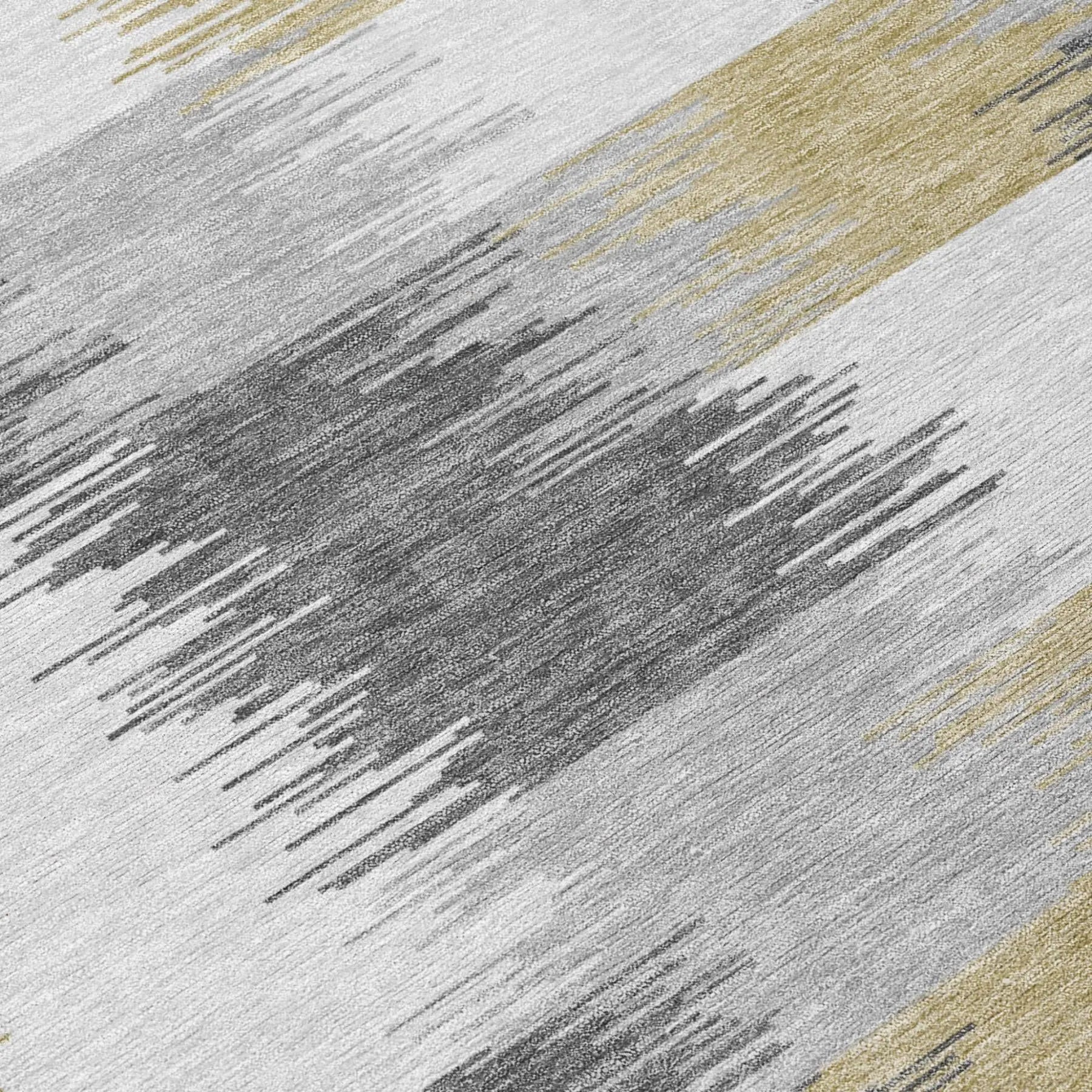 8' X 10' Gray And Silver Geometric Washable Indoor Outdoor Area Rug Homeroots Outdoor