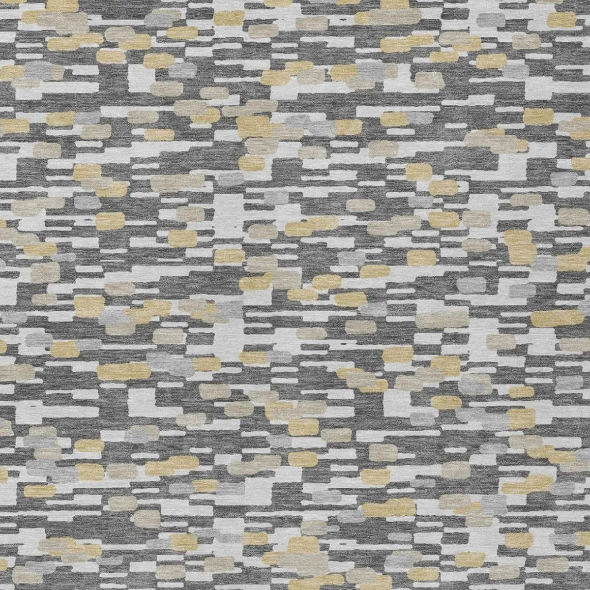 8' X 10' Gray And Silver Geometric Washable Indoor Outdoor Area Rug Homeroots Outdoor
