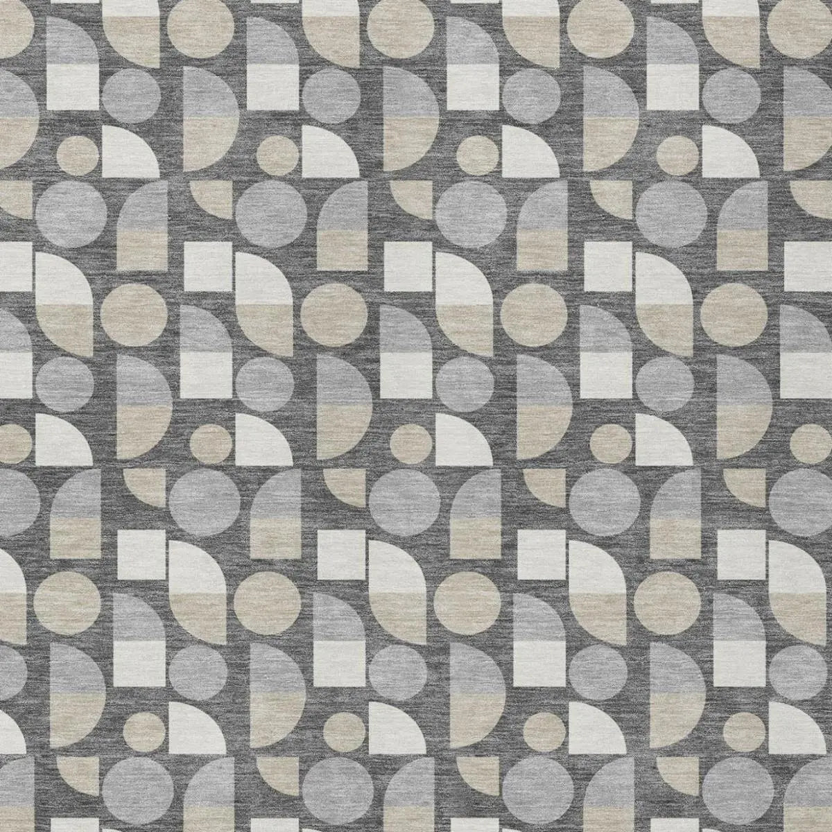 8' X 10' Gray And Silver Geometric Washable Indoor Outdoor Area Rug Homeroots Outdoor