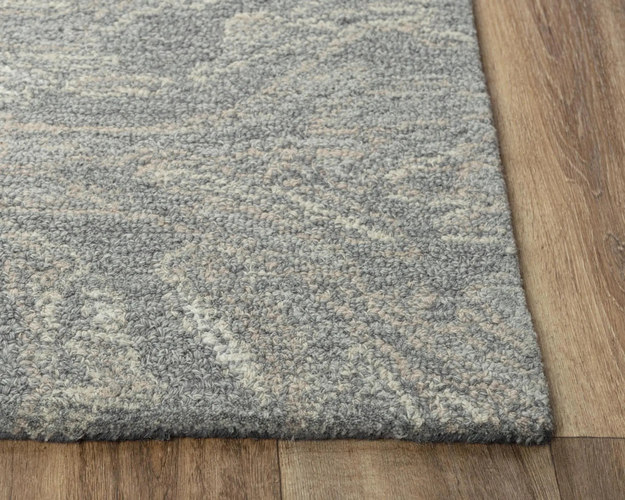 8' X 10' Gray Beige And Ivory Wool Abstract Hand Tufted Area Rug Homeroots Home Decor