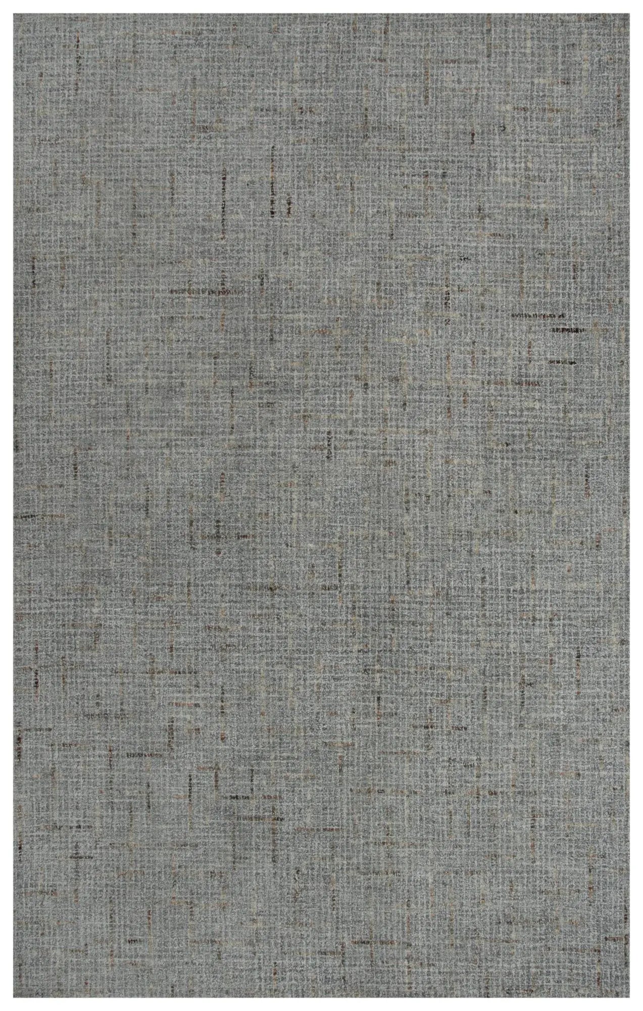 8' X 10' Gray Brown Beige And Ivory Wool Checkered Hand Tufted Area Rug Homeroots Home Decor