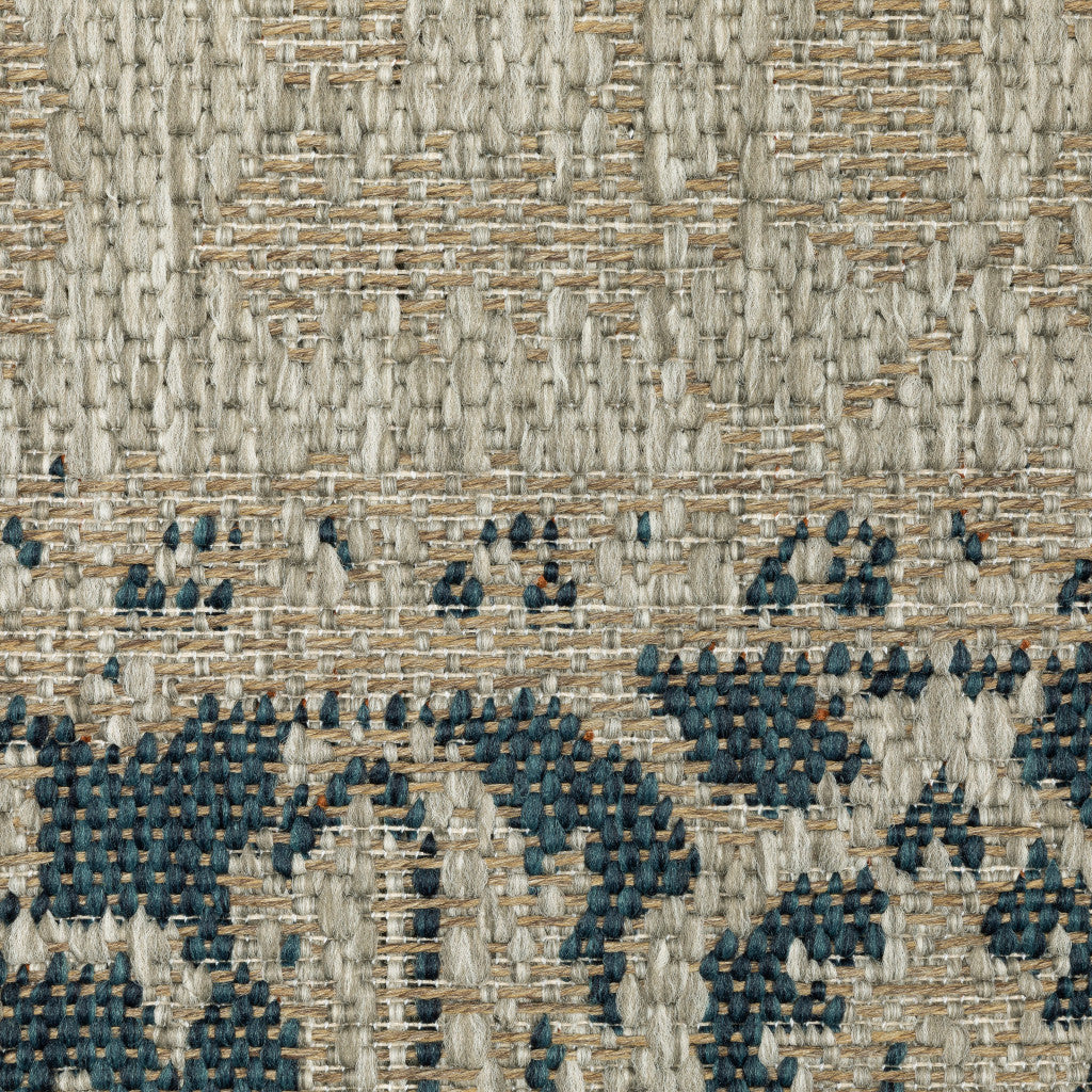 8' X 10' Gray Oriental Stain Resistant Indoor Outdoor Area Rug Homeroots Outdoor