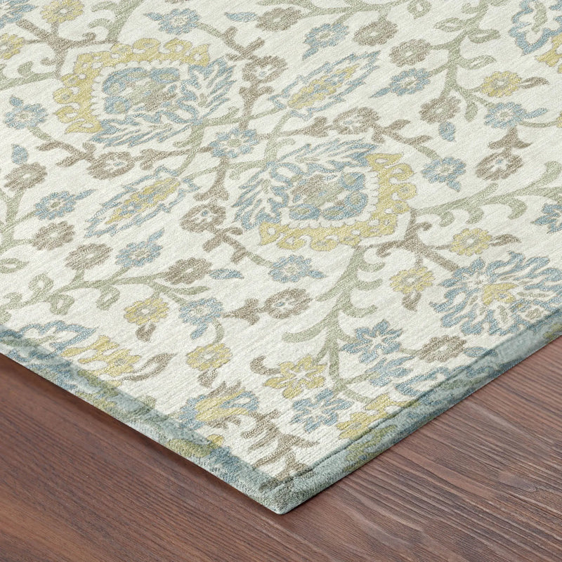 8' X 10' Ivory And Linen Geometric Washable Indoor Outdoor Area Rug Homeroots Outdoor