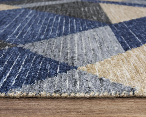 8' X 10' Ivory And Natural Geometric Hand Tufted Area Rug Homeroots Home Decor