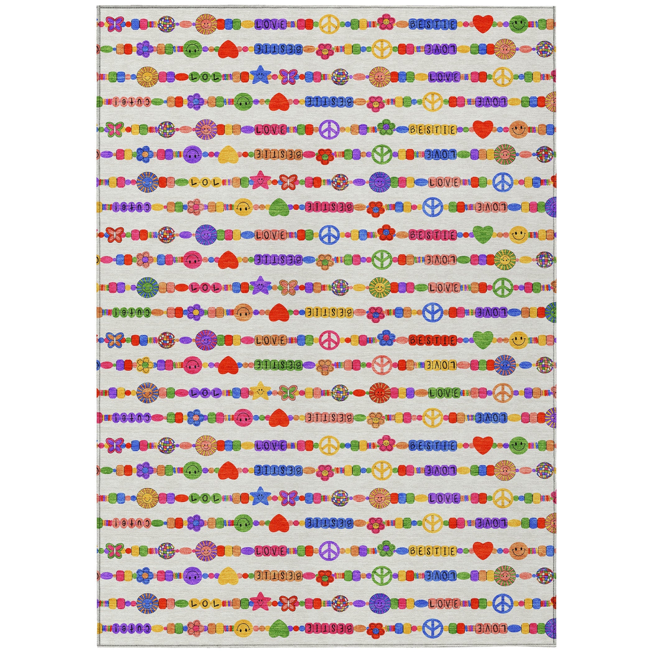 8' X 10' Ivory And Olive Green Geometric Washable Indoor Outdoor Area Rug Homeroots Outdoor
