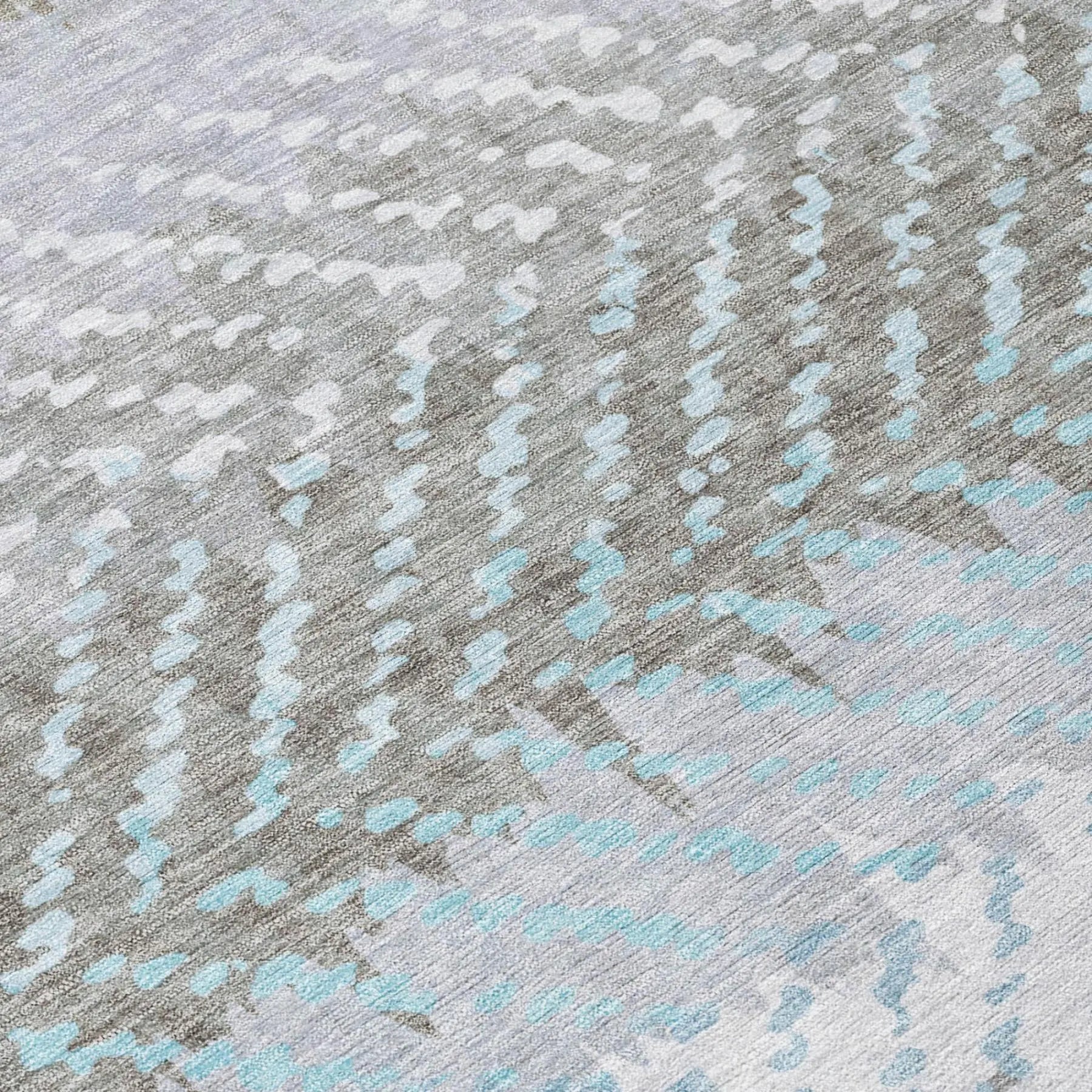 8' X 10' Ivory And Taupe Striped Washable Indoor Outdoor Area Rug Homeroots Outdoor