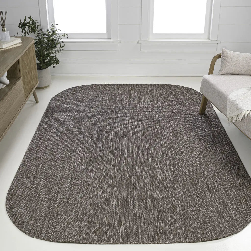 8' X 10' Light Brown Indoor Outdoor Area Rug Homeroots Outdoor