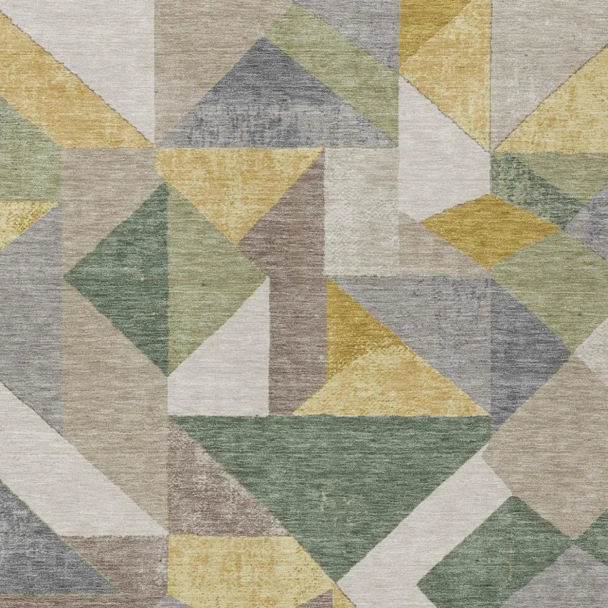8' X 10' Linen And Ivory Geometric Washable Indoor Outdoor Area Rug Homeroots Outdoor
