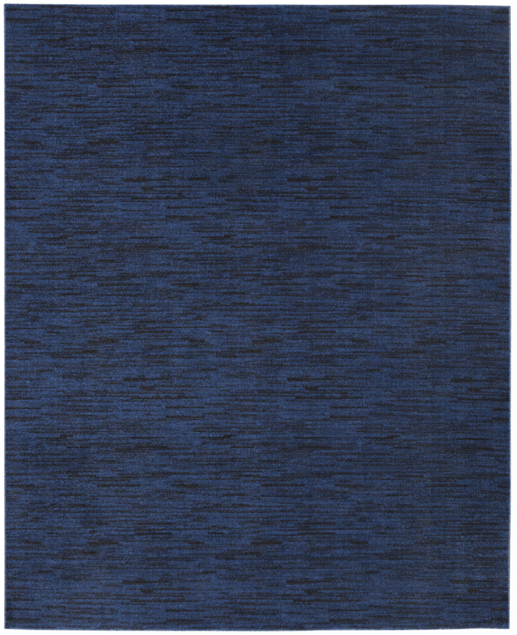 8' X 10' Midnight Blue Stain Resistant Indoor Outdoor Area Rug - GreatEagleInc