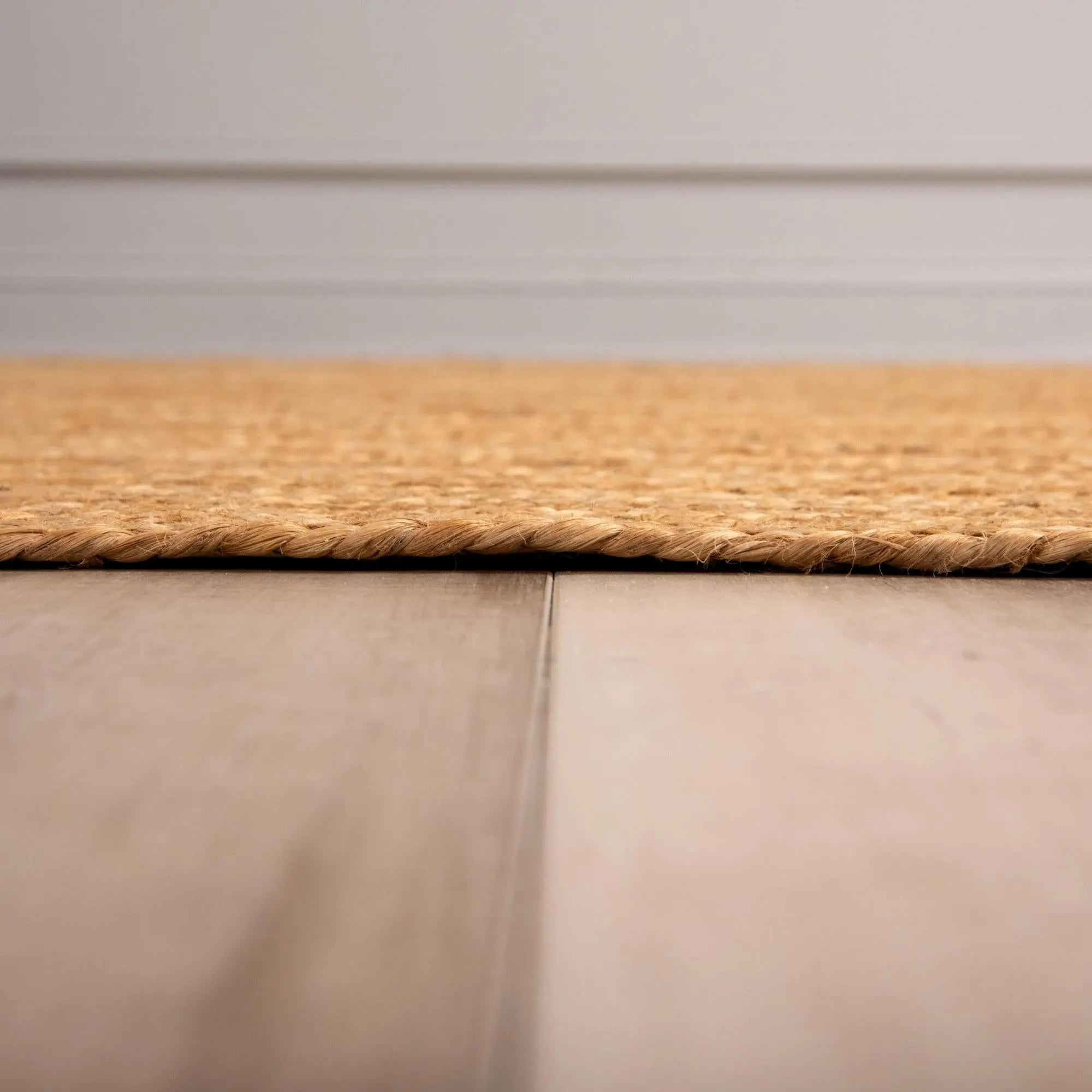8' X 10' Natural And Beige Jute Hand Woven Area Rug Homeroots Home Decor