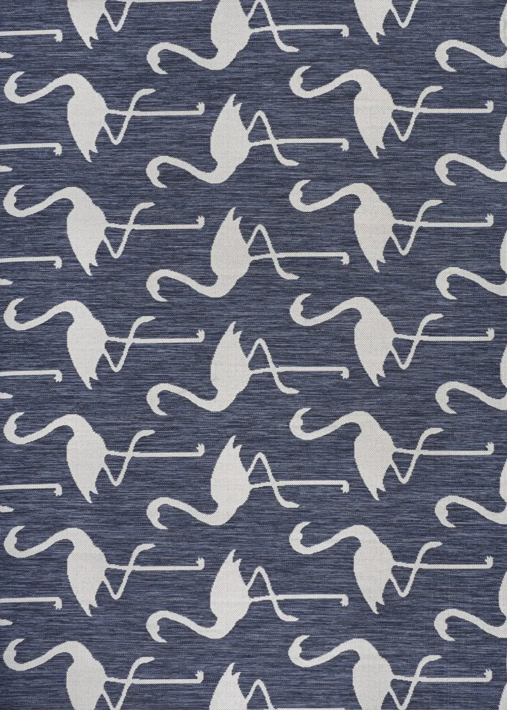 8' X 10' Navy Blue And White Animal Print Indoor Outdoor Area Rug Homeroots Outdoor