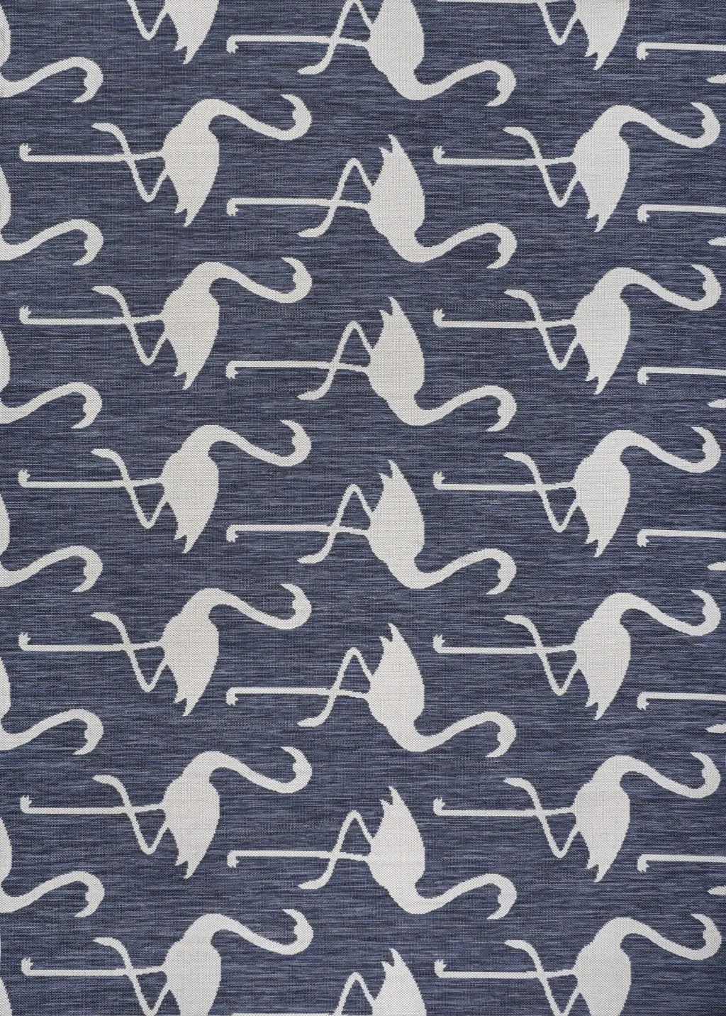 8' X 10' Navy Blue And White Animal Print Indoor Outdoor Area Rug Homeroots Outdoor