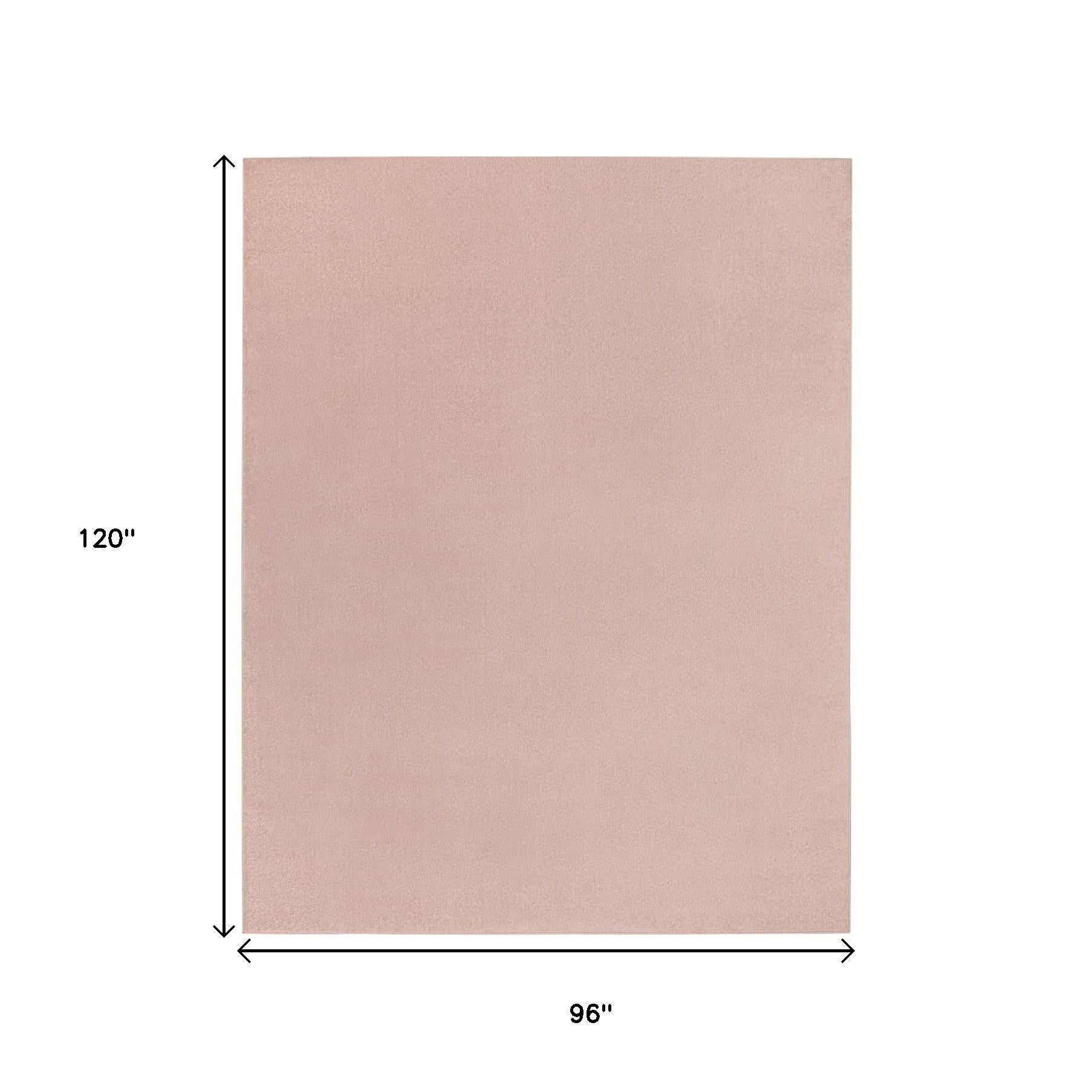 8' X 10' Pink Indoor Outdoor Area Rug - GreatEagleInc